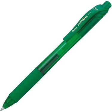 Imagem de Caneta Pentel 0.7 energel BL107 verde retrátil