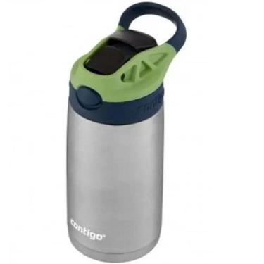 Imagem de Squeeze Térmica Inox Autospout Infantil Verde 384ml - Contigo