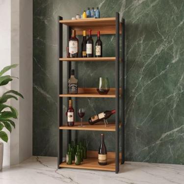 Imagem de Estante Livreiro Estilo Industrial  Organização e Elegância para Qualq