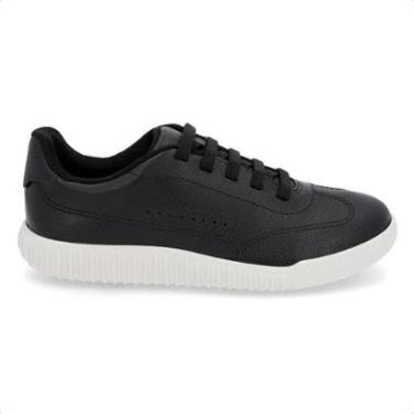 Imagem de Tênis Usaflex Feminino Couro Cadarço Elástico Casual AN08003-Feminino
