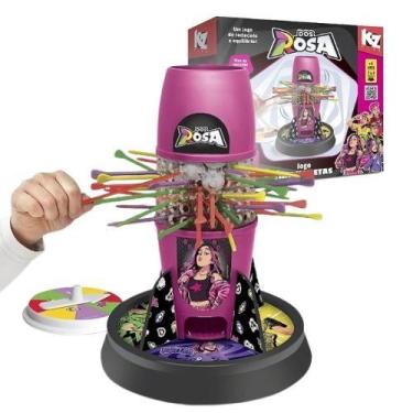 Imagem de Jogo de Equilíbrio Tira Varetas dos Rosa Infantil e Divertido Elka