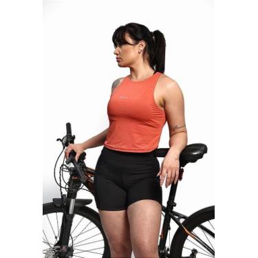 Imagem de Regata Cropped Brave Confort para Performance e Estilo, Valencia, P