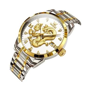 Imagem de Relógio Masculino À Prova d'Água Com Data Luminosa OLEVS 3619, Marca D