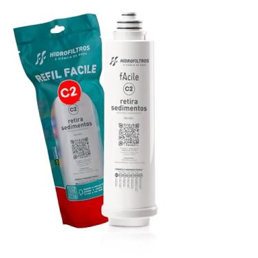 Imagem de Hidrofiltros - Refil Para Purificador De Água Facile C2 Elimina Residuos Sólidos