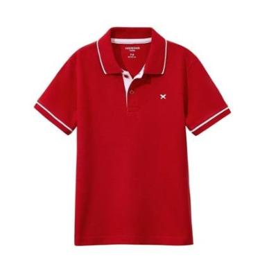 Imagem de Camiseta Polo Infantil Hering Vermelho-Masculino