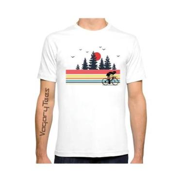 Imagem de Camiseta Masculina De Verão Com Estampa MTB Para Ciclismo Downhill Cas