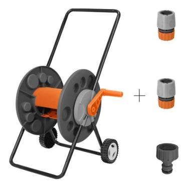 Imagem de Suporte PLástico Enrolador para Mangueira Jardim TRAMONTINA