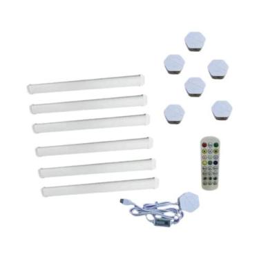 Imagem de Barra De Luz LED RGB Com Sincronização De Música Bluetooth, Luminária 