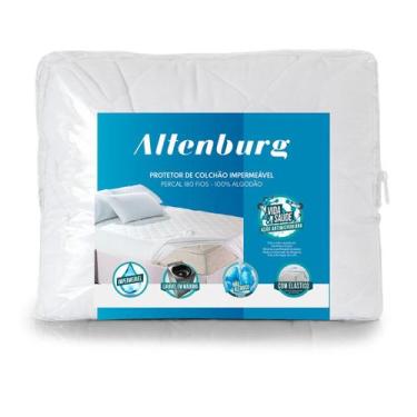 Imagem de Protetor de Colchão King Altenburg com elástico Impermeável Percal 180