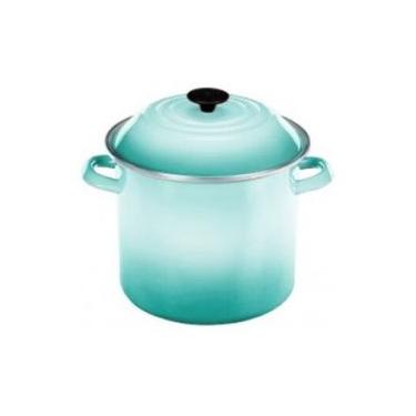 Imagem de STOCKPOT LE CREUSET EM AÇO INOX ESMALTADO 22CM 7,6L AZUL COOL MINT 56000084960003