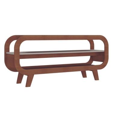 Imagem de Rack Retrô Para Tvs De 60` Anahy Cinamomo Off White