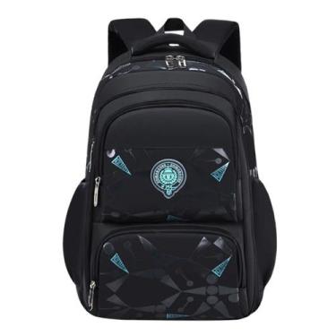 Imagem de Mochila Infantil Masculina Bolsa Escolar De Costas Meninos Estojo Fich