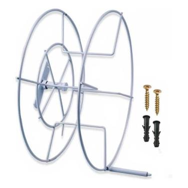 Imagem de Enrolador De Mangueira Giratório Grande Até 30 Metros Evald - Congratu