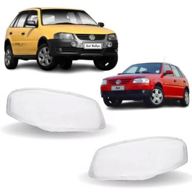 Imagem de Par Lente Farol Gol Parati Saveiro G4 2005 2006 2007  á 2014 - F.IMPOR