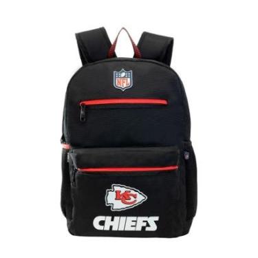 Imagem de Mochila Esportiva Escolar NFL Chiefs Futebol Americano Oficial-Unissex