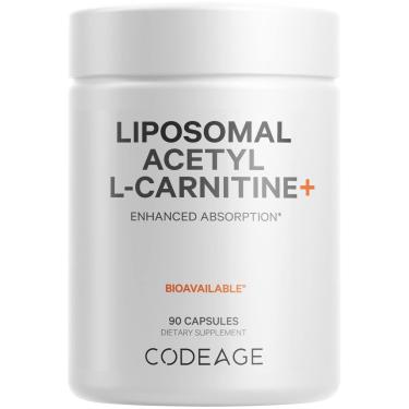 Imagem de Suplemento Codeage Acetil-L-Carnitina Lipossomal+ 500mg-Unissex
