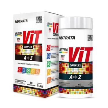 Imagem de Multivitaminico Vit Complex A-Z 60 Tabletes Nutrata, Natural