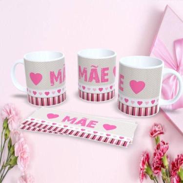 Imagem de Caneca Porcelana 325ML Estampa 6 Personalizada Dia das Mães Presente C