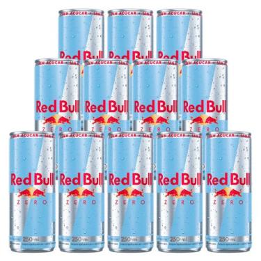 Imagem de Energético Red Bull Zero Lata 250ml 12 Unidades