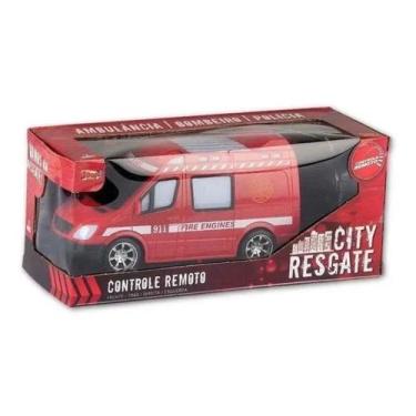 Imagem de Carro de Controle Remoto Bombeiro City Resgate Zoop Toys ZP00232