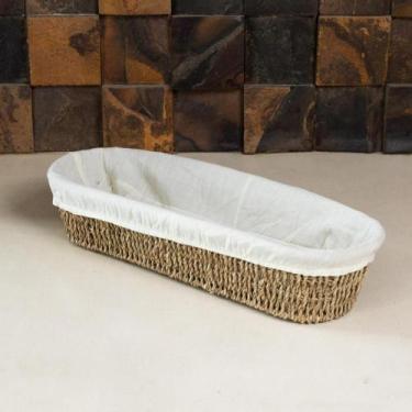 Imagem de Cesta Oval Wolff de Sisal 28cm x 12,5cm x 7cm