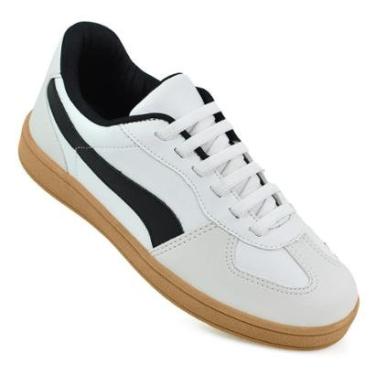 Imagem de Tênis Feminino Godiva Casual Cano Baixo Branco-Feminino
