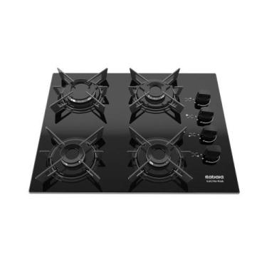 Imagem de Cooktop Itatiaia Electra Plus 4 Bocas Vidro Temperado Preto Bivolt, Bi