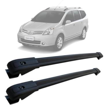 Imagem de Rack De Teto Travessa Nissan Gran Livina 2006 a 2022  Aluminio MN-1101