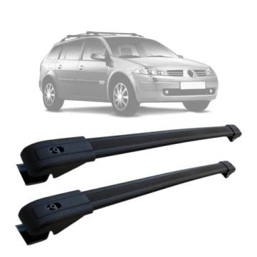 Imagem de Rack De Teto Travessa Renault Megane 2002 a 2008 Alumínio MN-4004 Pret