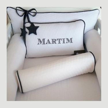 Imagem de Kit Berço Malha Matelassada 6 peças - BBDecora