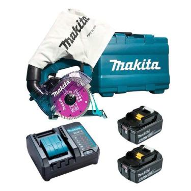 Imagem de Serra Marmore 18V 125mm DCC500ZKX1 Com 2 Baterias 5Ah Makita