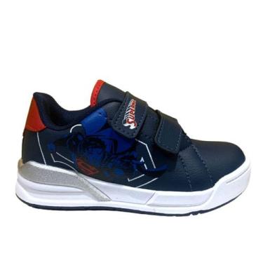 Imagem de Tênis Infantil Masculino Via Vip DC W4010 com tiras autocolantes Super