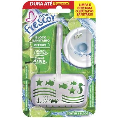 Imagem de Pastilha Bloco 30g Detergente Sanitário Odorizante Novo Frescor Privad