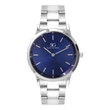Imagem de Relógio Masculino Saint Germain Belmont Blue Silver 40mm