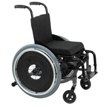 Imagem de Cadeira de Rodas Infantil Mini K Ortobras, 34cm, Grafite