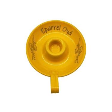 Imagem de Castiçal para vela palito tema iansã - unidade (amarelo) - SAGRADA VEL