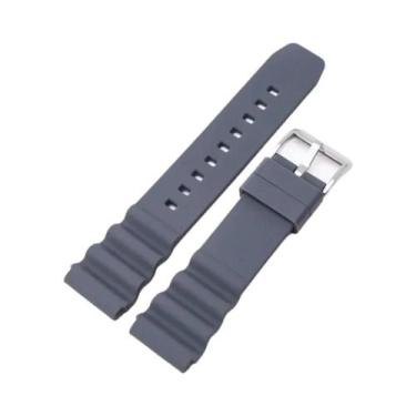 Imagem de Pulseira De Relógio De Silicone Impermeável 20mm 22mm Para Rolex Subma