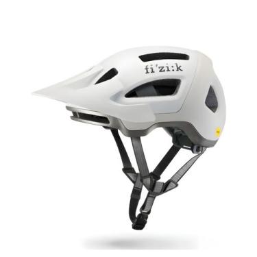 Imagem de Capacete Ciclismo Fizik Kassis Branco C/Luz, Branco, M