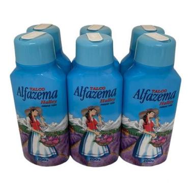 Imagem de Kit com 6 Talco Alfazema Halley Original 200 gr - Lua Mistica