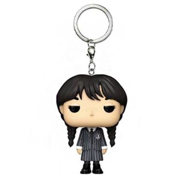 Imagem de Chaveiro pocket pop wandinha wednesday addams serie tv - FUNKO