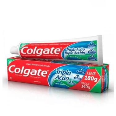 Imagem de Creme Dental Colgate Tripla Ação Leve 180g Pague 140g