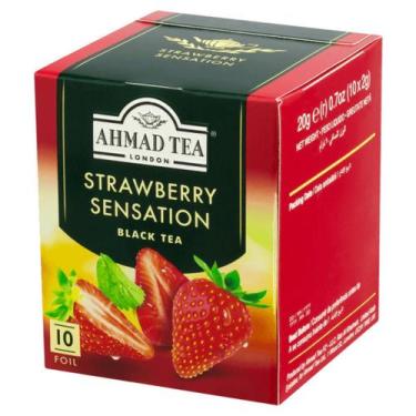 Imagem de Chá Importado Strawberry Sensation Morango Ahmad Tea 20 Gr