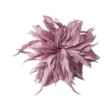 Imagem de Broche De Plumas Grande De 22CM Para Mulheres, Acessório De Joalheria 