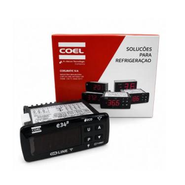 Imagem de Controlador Para Refrigeração E34B 100 à 240Vca Módulo Wi-Fi Terminal 