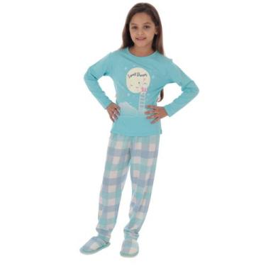 Imagem de Pijama Belíssima Algodão Infantil Menina Victory, 04, Verde