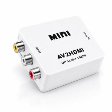 Imagem de Mini Conversor Full Hd / Converte Entrada Hdmi P/ Av - Império