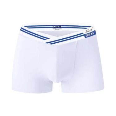 Imagem de Cuecas Boxer Masculinas De Algodão Respirável, Confortáveis E Sensuais