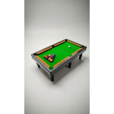 Imagem de Mini Mesa Sinuca Infantil Kit Completo 38cm - Congratulations Store