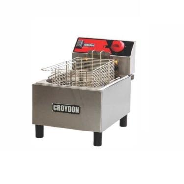 Imagem de Fritadeira Elétrica 1 Cuba 6 Litros Profissional 3000 watts FC1B Croyd