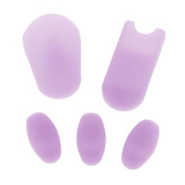 Imagem de Fancyes 1 conjunto de almofadas de silicone para saxofone para descanso de polegar para chave de palma, protetor de dedo para acessórios de saxofone soprano de alto tenor – roxo